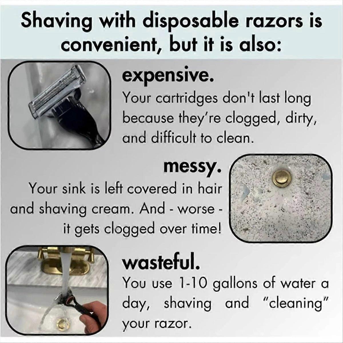 Shaving Rinser for Most Head Razors Rinser