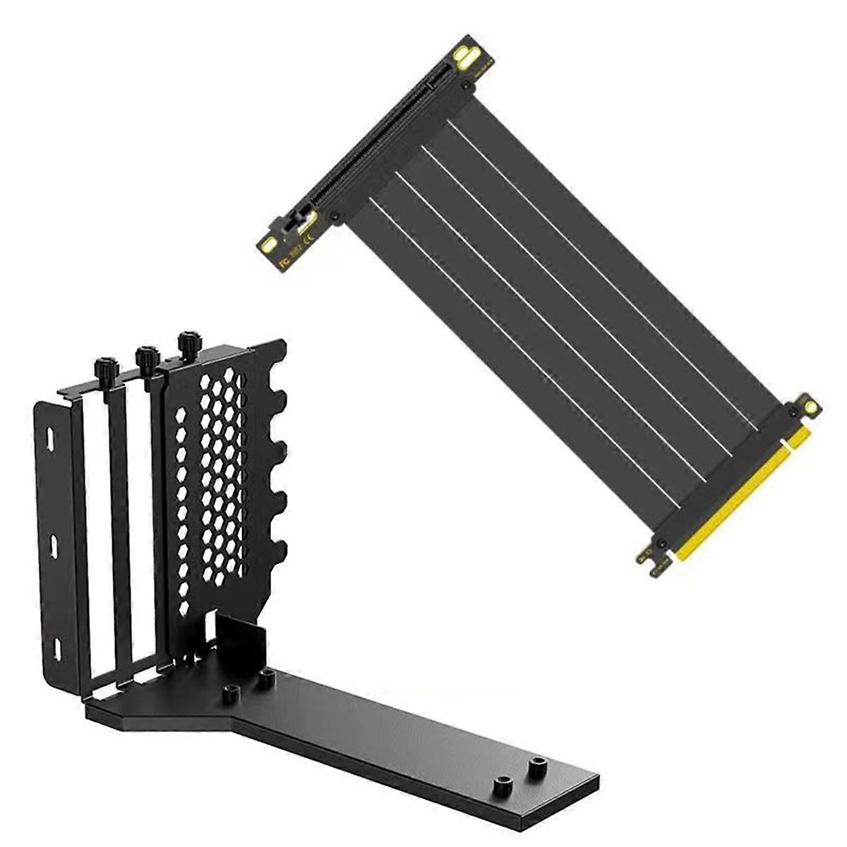 Industrial PCIE4.0 X16 Riser Cable Extension Graphics Card Holder