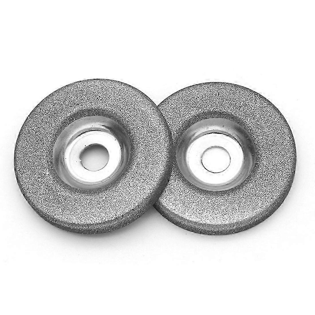 2Pcs 50mm Diamond Grinding Wheel Circle Disc compatible Electric Multifunctional Sharpener Grinder S