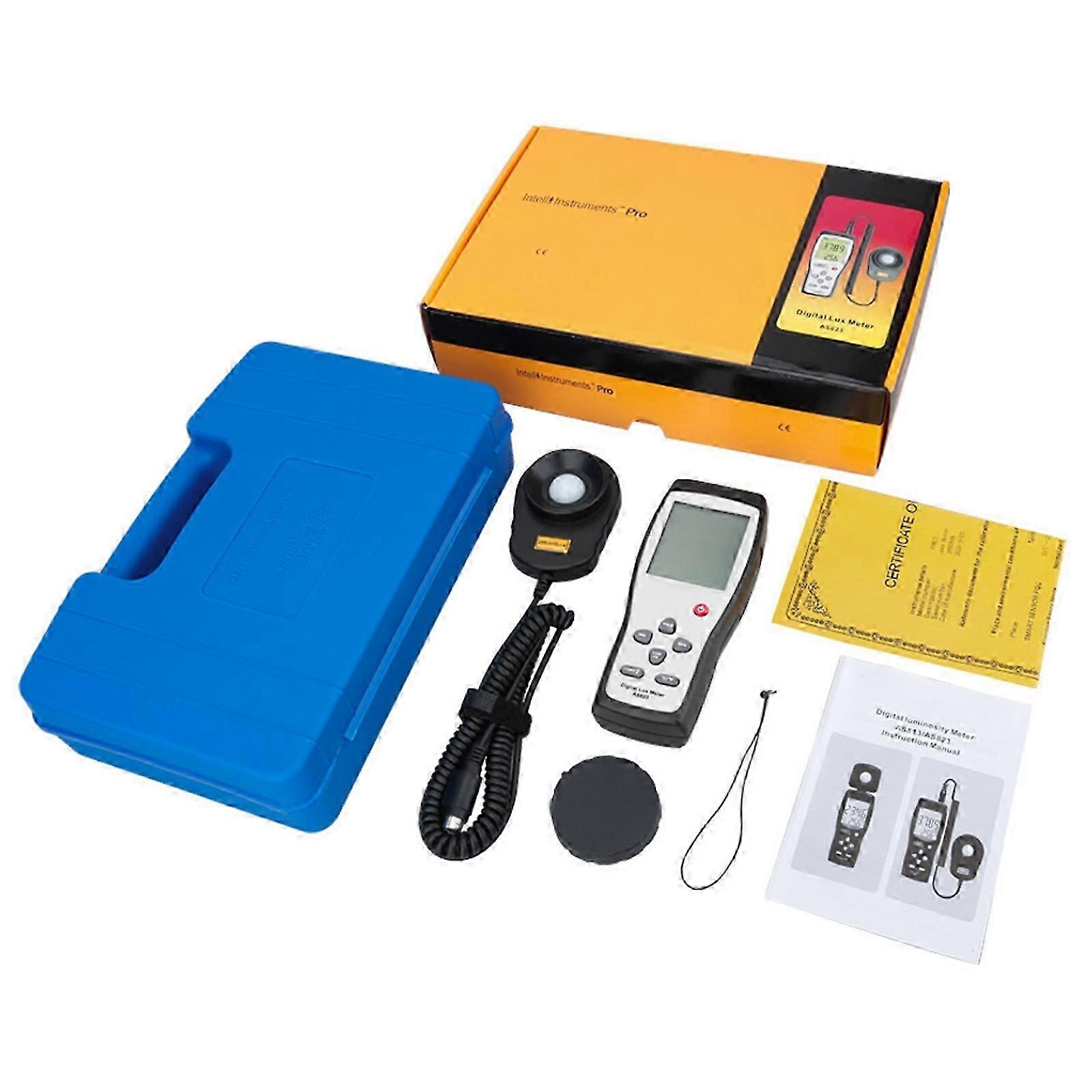 Multifunction Sensory AS823 Digital Meter Light Meter Illuminance Flow Meter Light Measurement 1-200.000 Cs fast