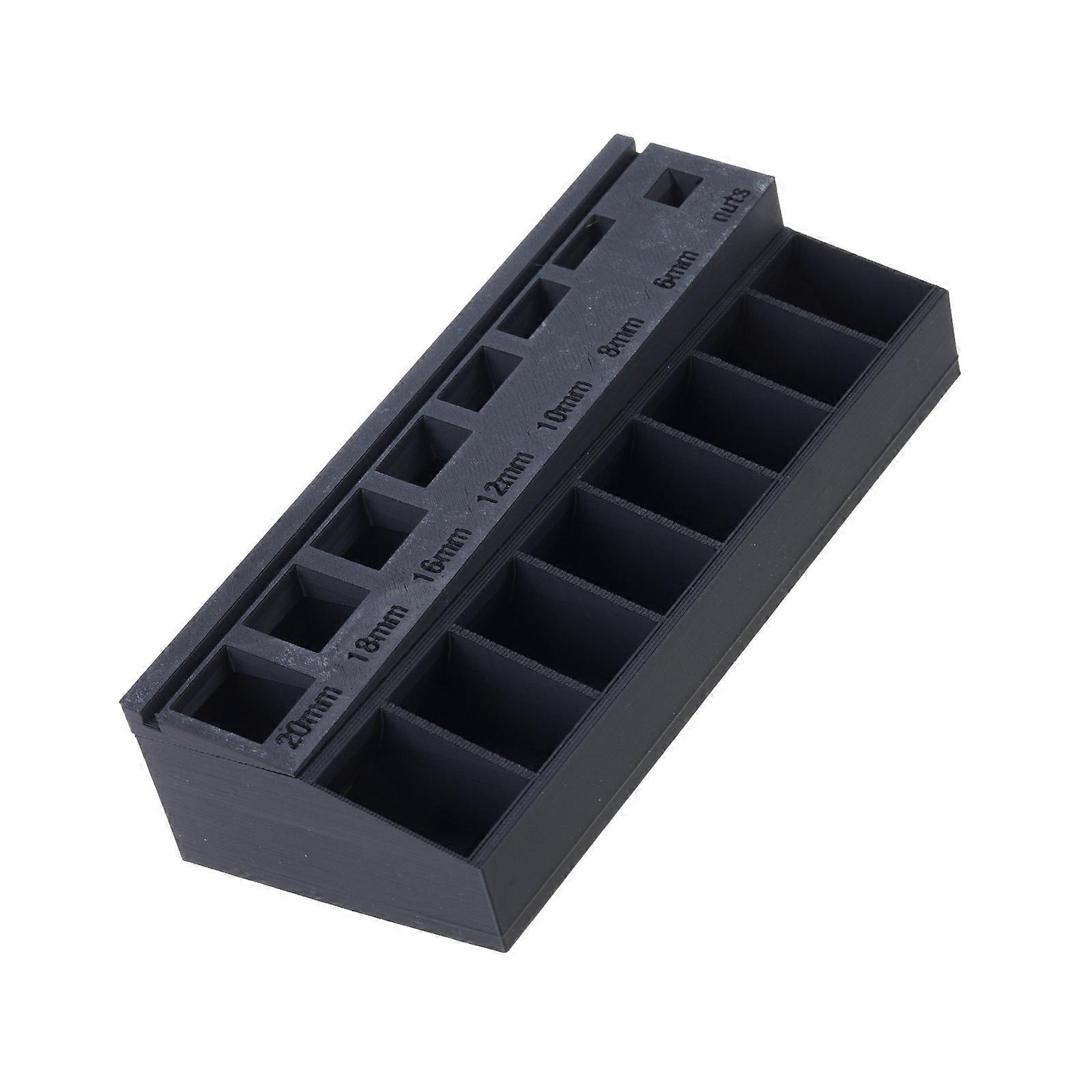 Efficient Screw Sorter Plastic Tool Owner With Dense Plan For Workshop And Set  Black