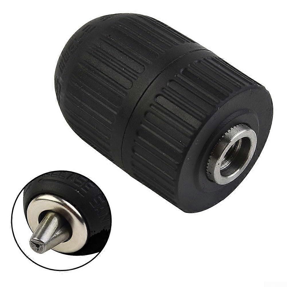 13mm Keyless Drill Chuck 1/220 UNF for Power Drills, Quick Bit Changes, 213mm Capacity