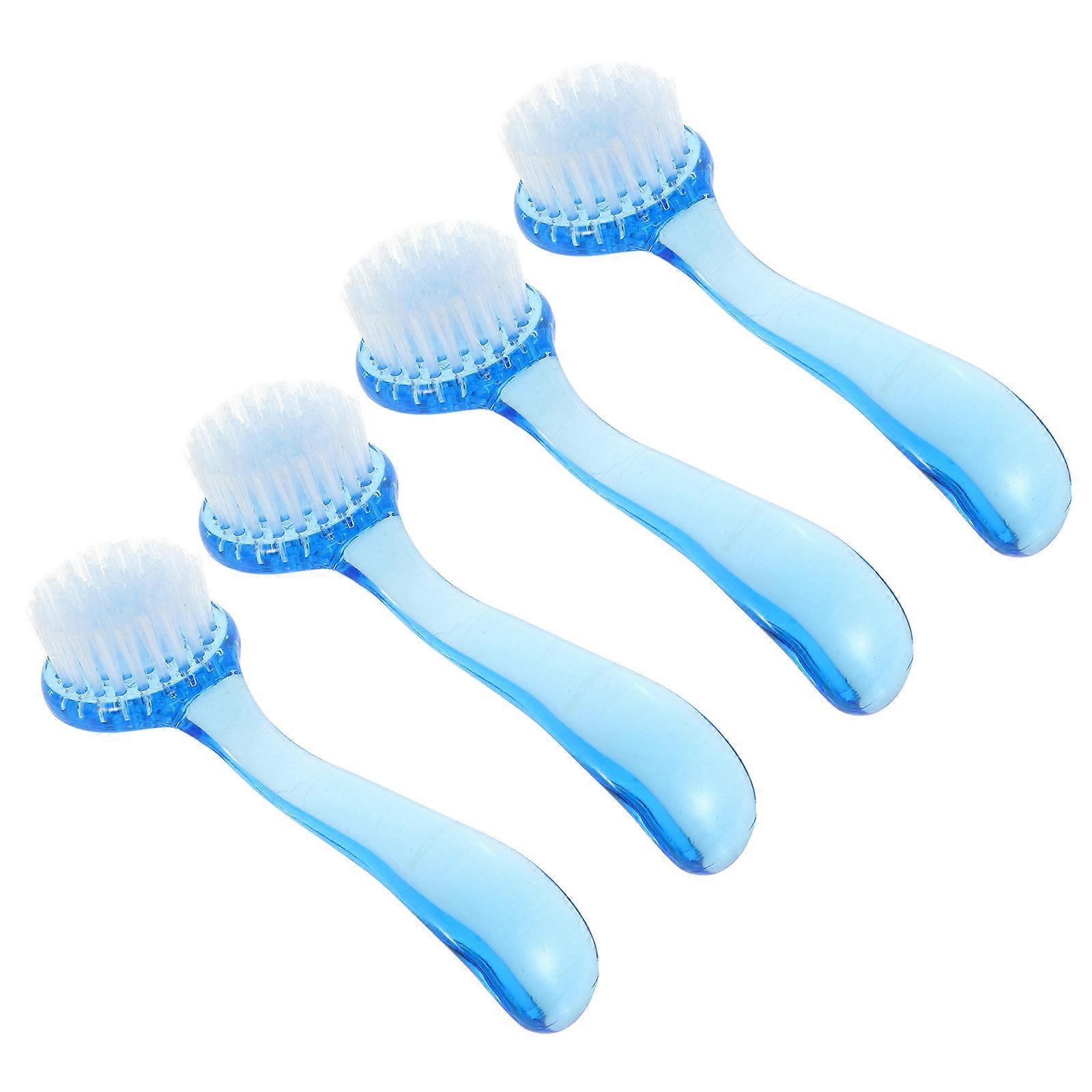 Sheep Horn Face Cleaning Brush with Function 4Pcs Set