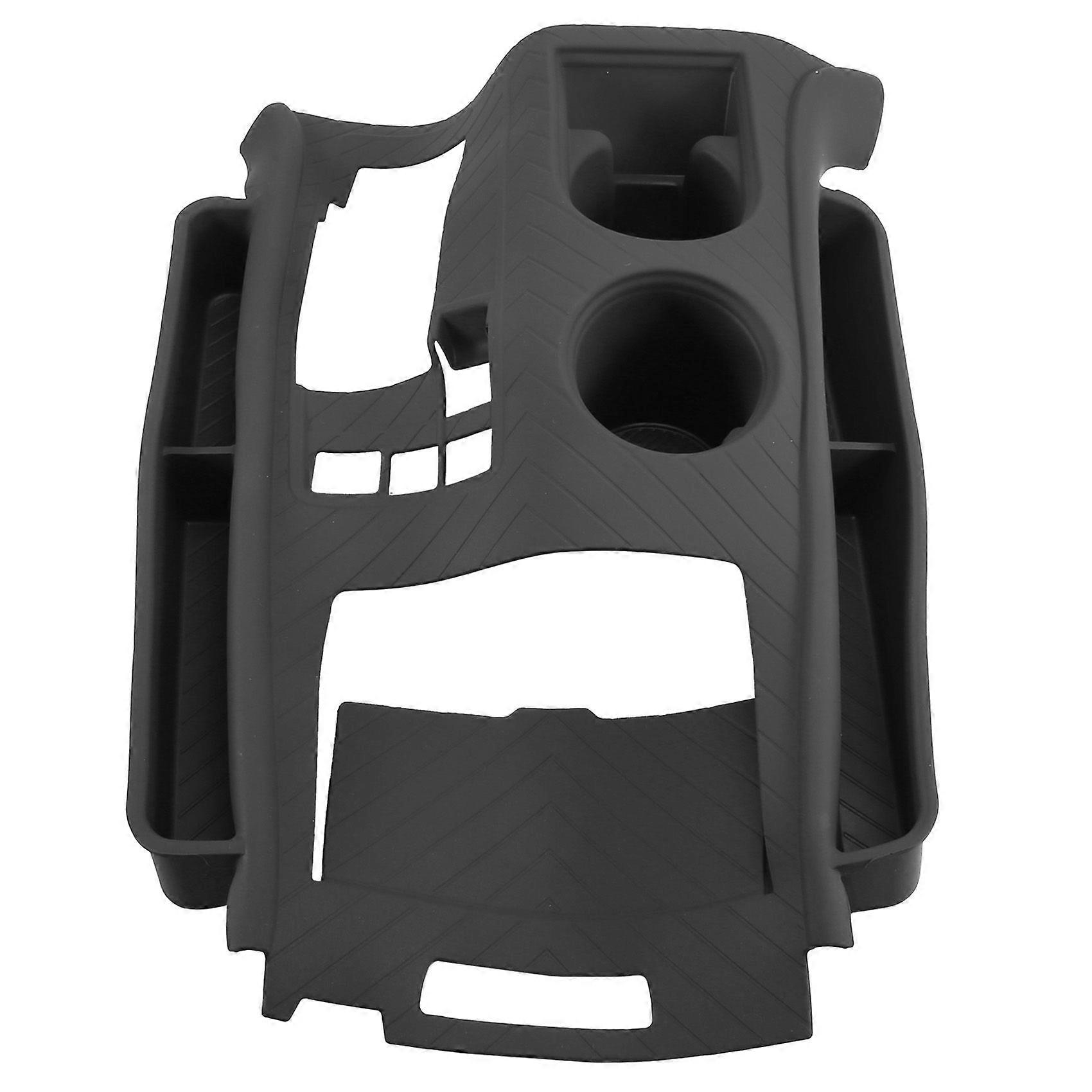 For Toyota Sienna Central Console Silicone Protective Mat Cup Holder Mat Interior Modification Accessories Grey