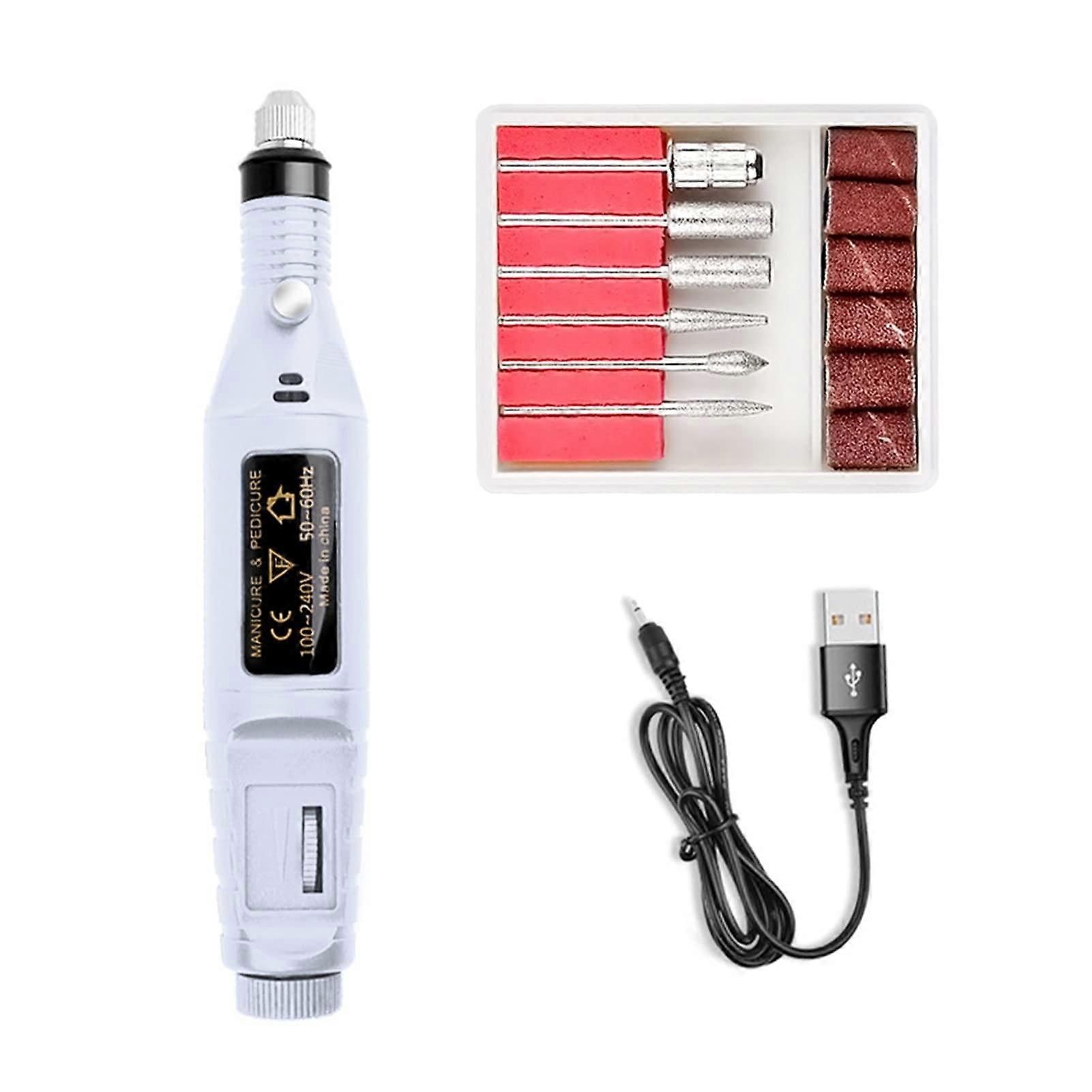 Electric Nail Drill for Acrylic Nails with Low Noise, Lightweight Design, MultiNail Compatibility