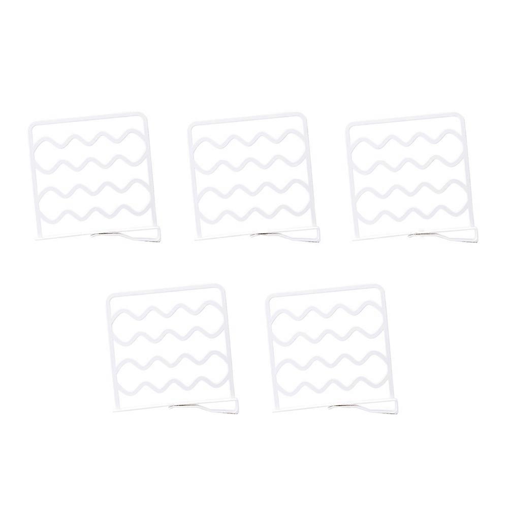 Wardrobe Organizing Dividers Plastic Shelf Separator for Organizing Use 5Pcs