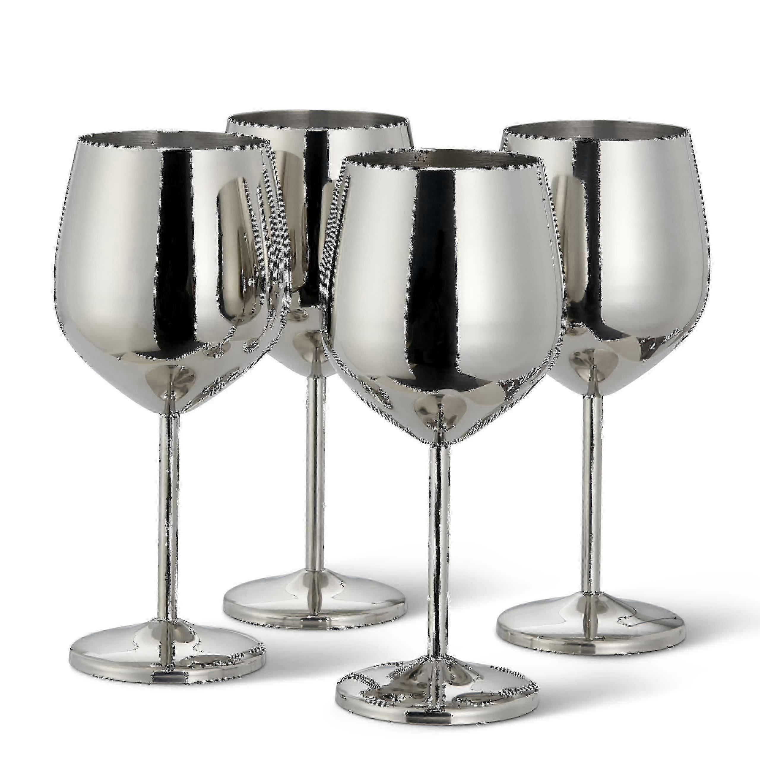 Stainless Steel Glasses Silver - Robust Unbreakable-1pc