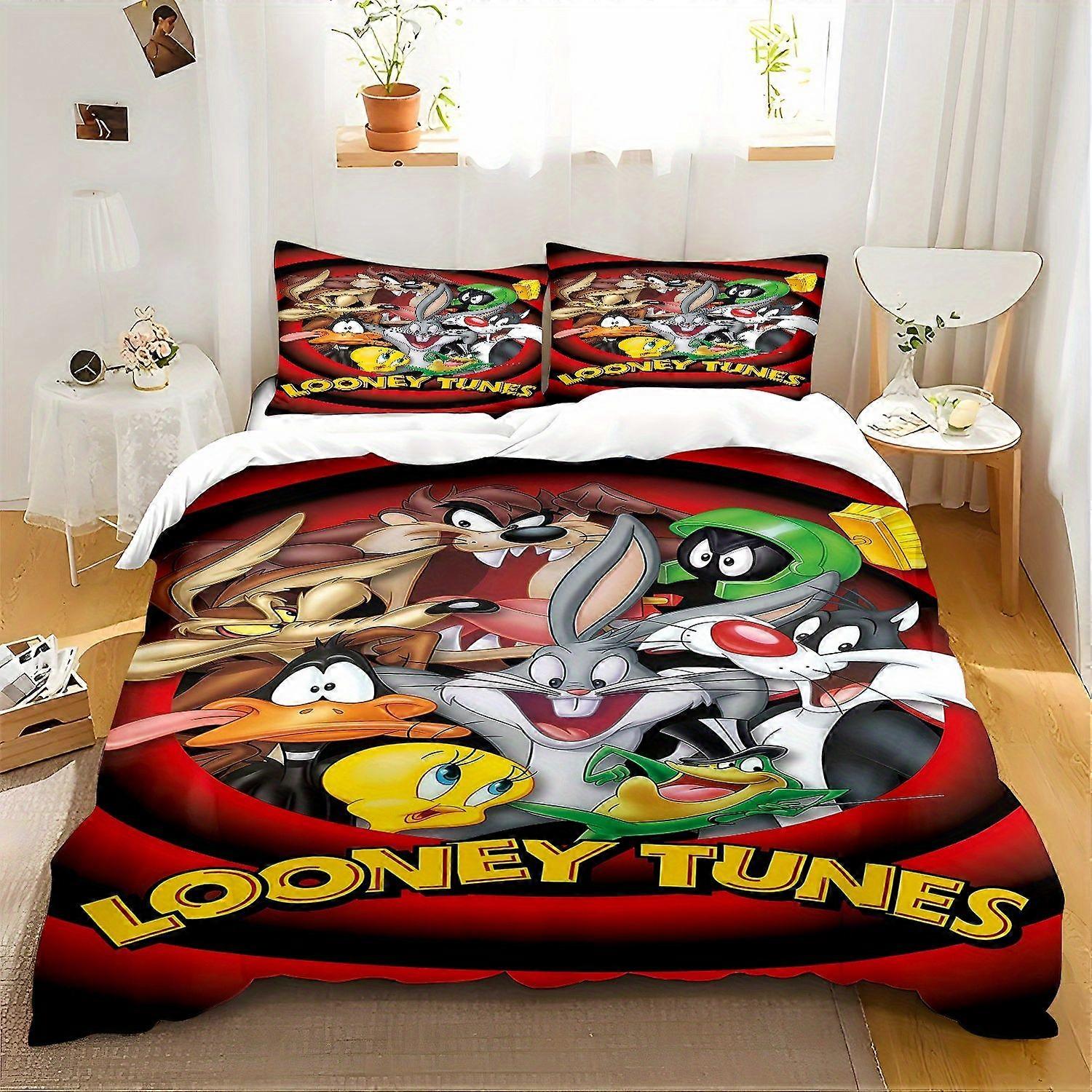 3pcs bedding cushion cover Bugs Bunny Bedding soft polyester