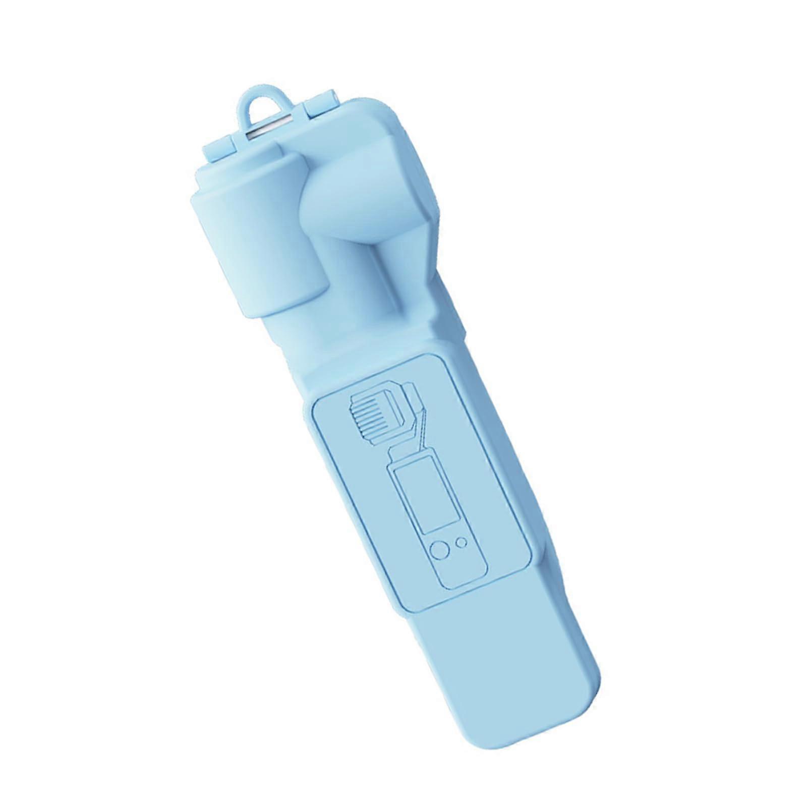 Shockproof Protective Camera Case with Foldable Lens Storage Blue for Pocket 3