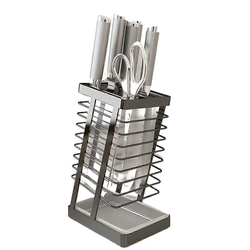 Stainless Steel Kitchen Storage Rack with Drainage, SpaceSaving Countertop Organizer (D)