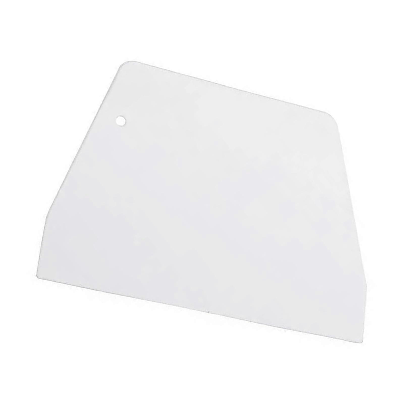 Dough Scraper Flexible Plastic Bench Scraper for Kitchen Baking with Hanging Hole Easy Clean Design