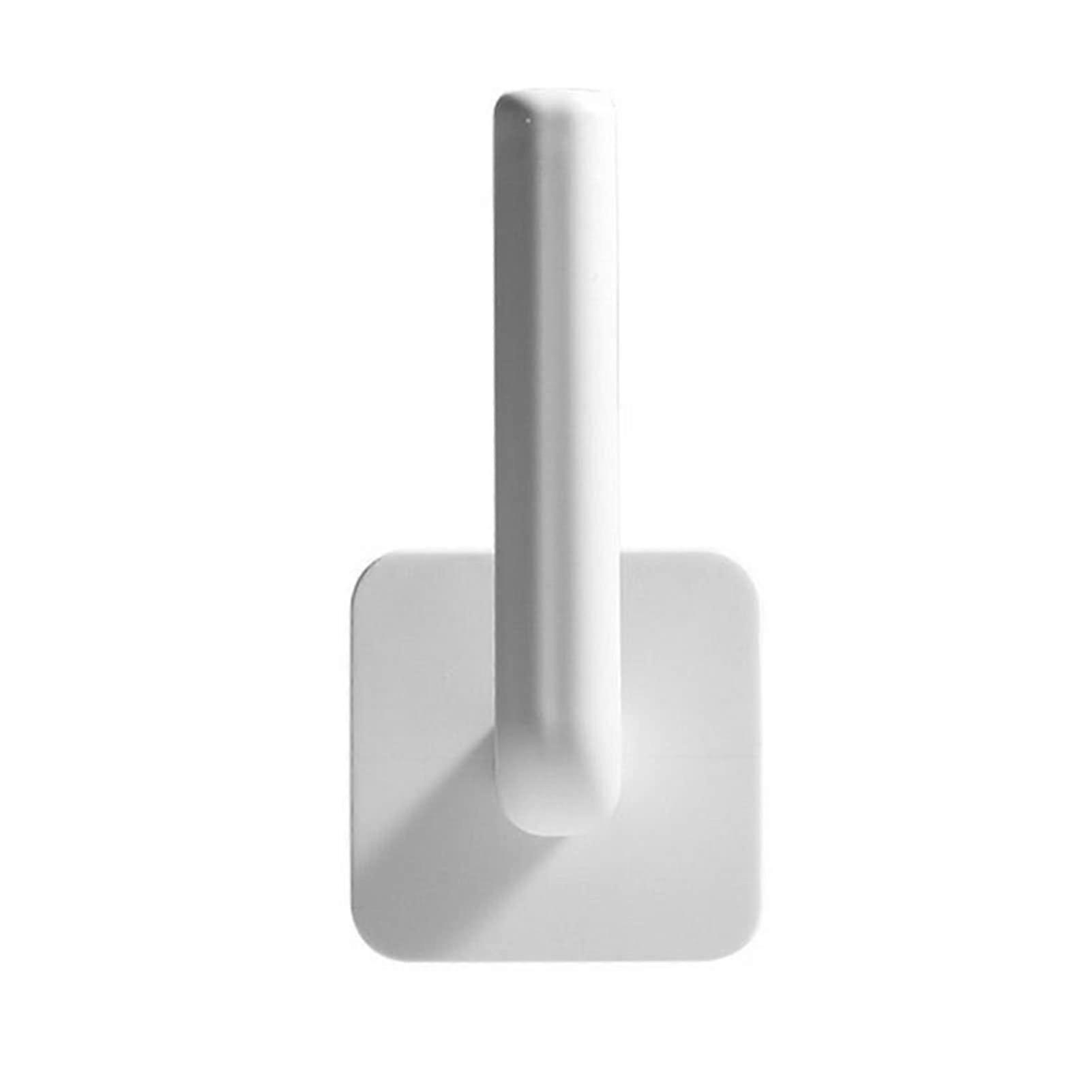 Kitchen Paper Towel Holder SelfAdhesive Under Cabinet Rack NoDrill SpaceSaving White