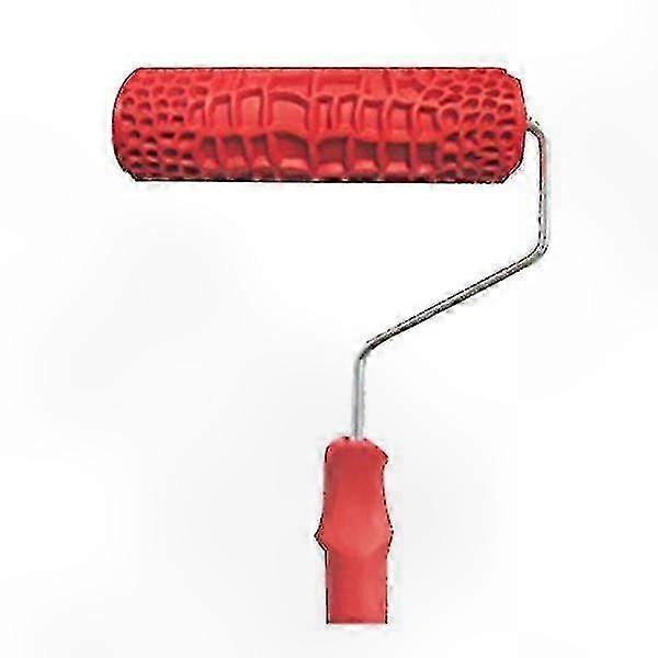 7 Inch Textured Crocodile Pattern Paint Roller with Handle