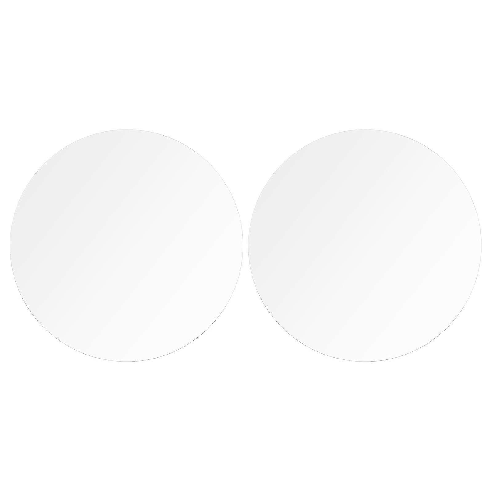 2pcs Clear Round Acrylic Sheets Clear Acrylic Discs Transparent Acrylic Circle Discs