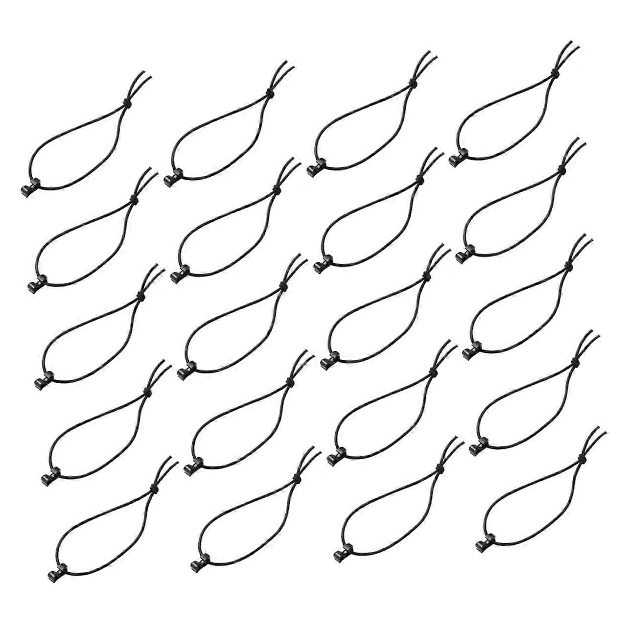 20pcs Multipurpose Webbing Strap Clips for Secure Outdoor Gear Fastening Backpack and Hiking