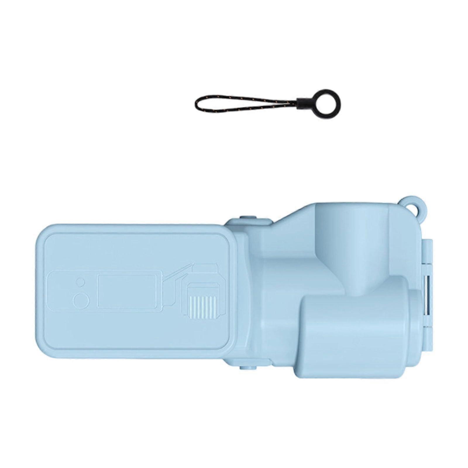 Protective Case with Lens and Screen Protector for DJI Pocket 3, Shockproof Durable Travel Camera Cage, Blue