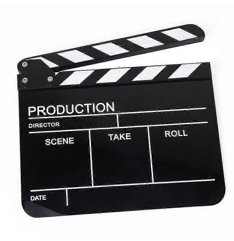 Tvs TV Clapperboard Acrylic Clapperboard Televisor English Version Clapper Board