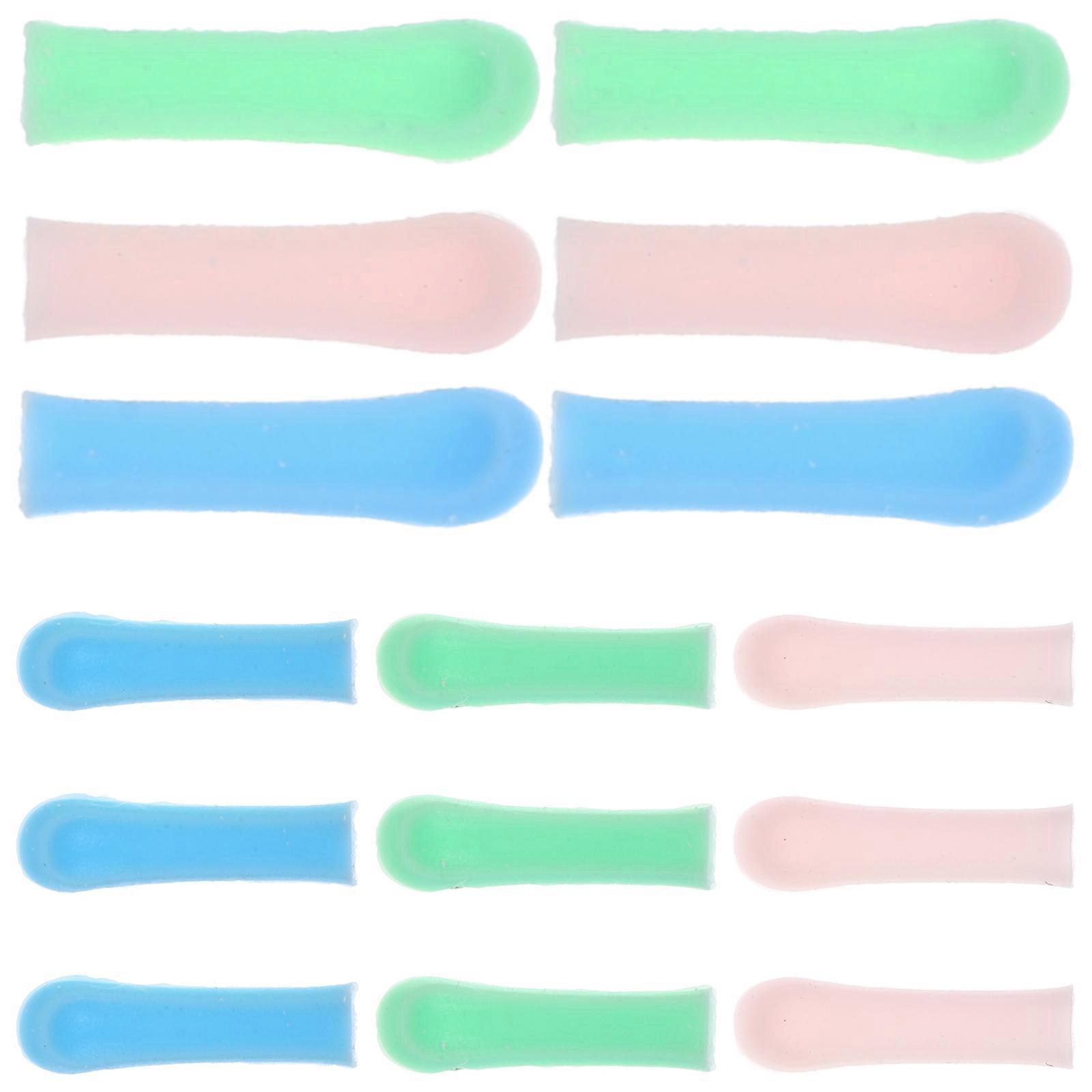 Visual Ear Cover Silicone Ear Spoon Sleeves for Comfortable 15Pcs Use
