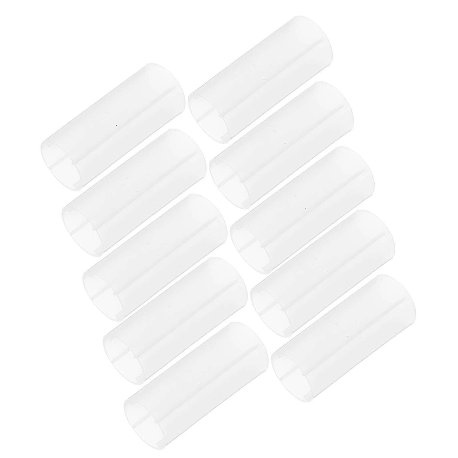 Battery Sleeve Adapter Plastic Battery Sleeve for Protection 10Pcs