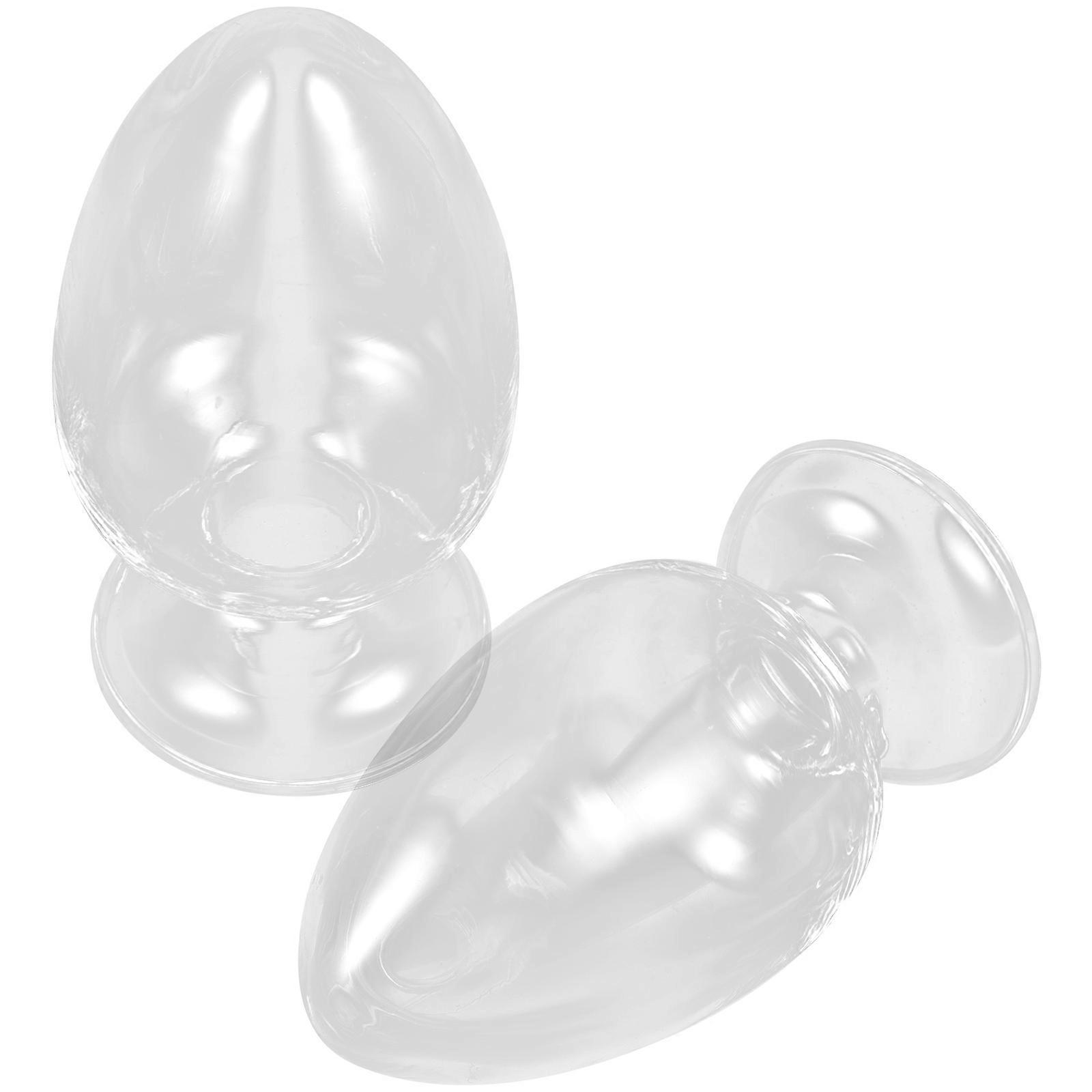 Display Bottle Glass Conical Sample Bottles for Laboratory Use 2Pcs Set