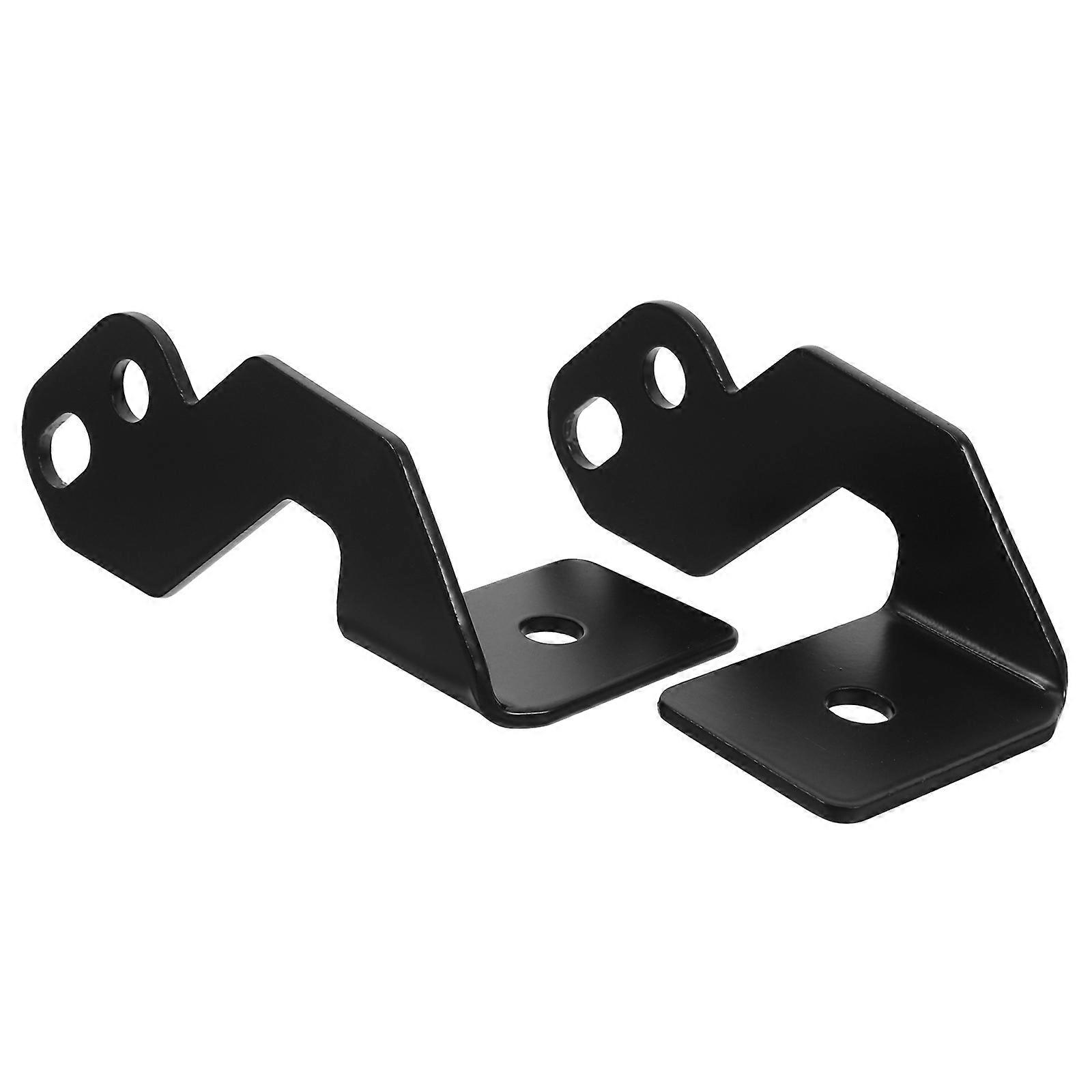 Side Mounting Light Holder Automotive Side Mount Offroad Adventures Cube Shape Durable Construction 2Pcs