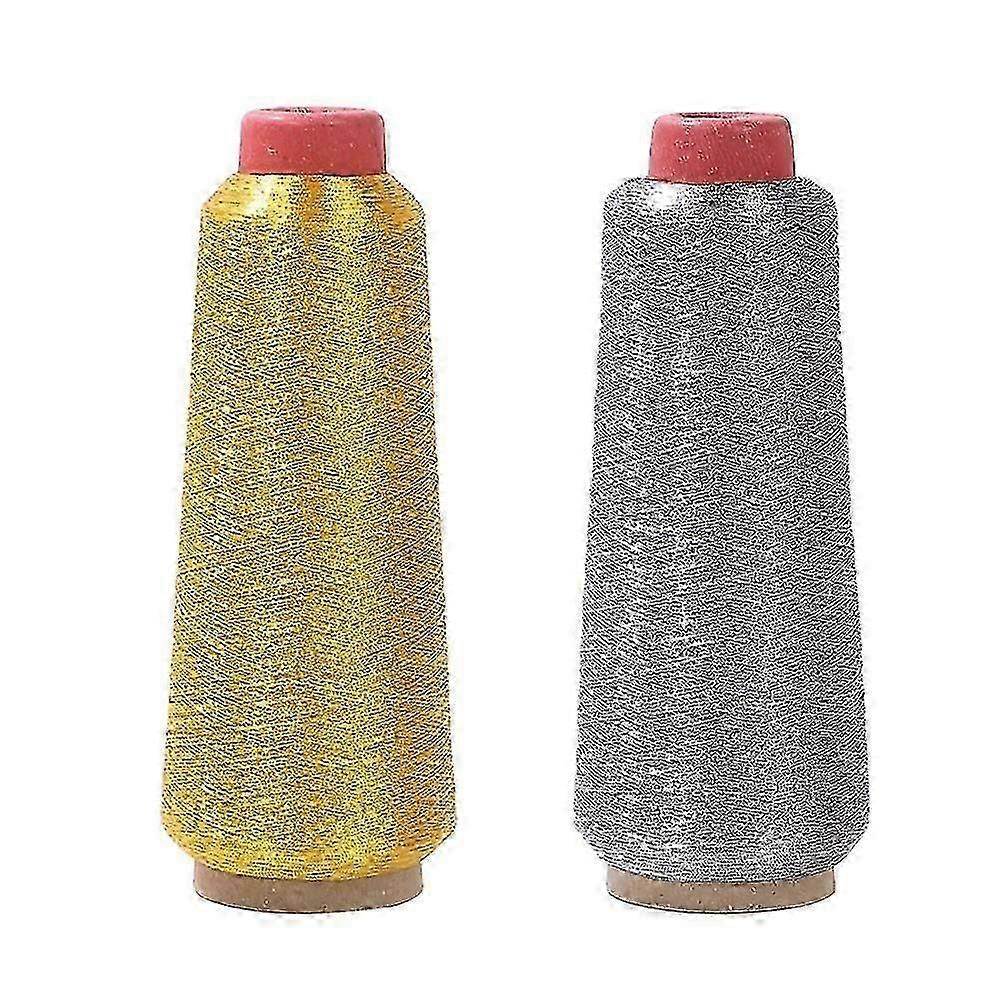 2 Rolls Woven Floss Polyester Thread Sewing Machines Computer Embroidery Thread Thread Computer Embroidery