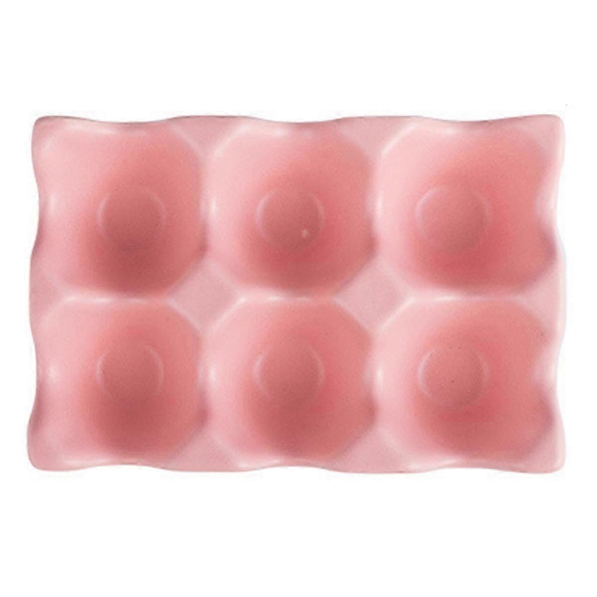 Pink Ceramic Egg Tray Kitchen Tableware