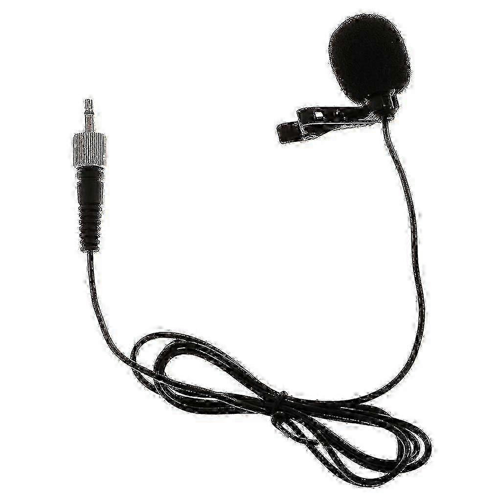Lapel mic for Sennheiser 3.5mm tie clip microphone black eing