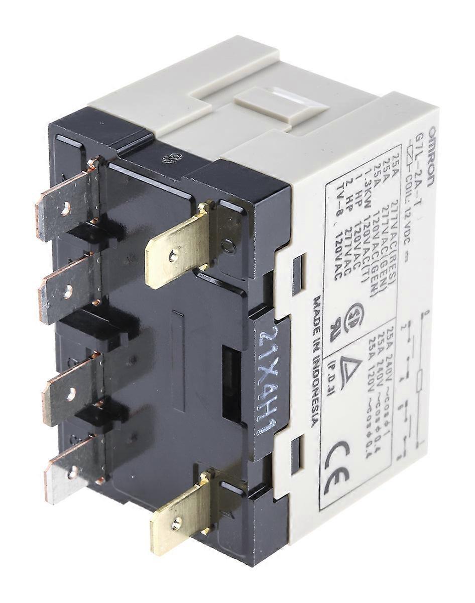 Omron Relay 12v Dc Dpst 25a Panel Mount G7l-2a-t