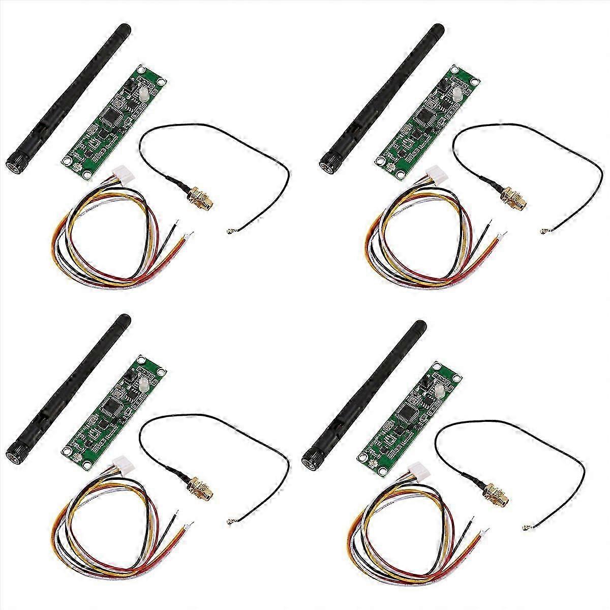 4X DMX512 2.4G Wireless LED Light Module PCB with Controller & Antenna