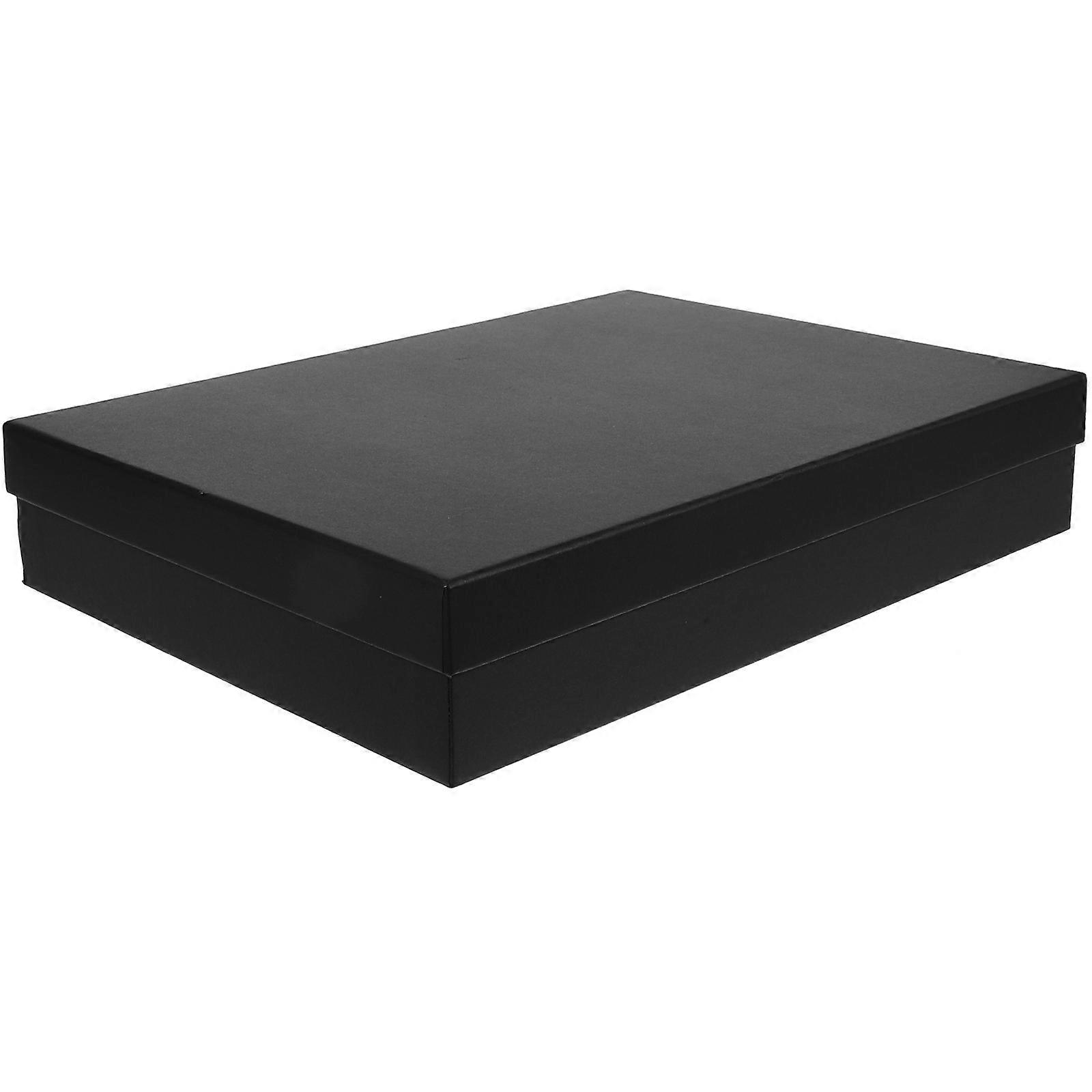 Black Gift Box Rectangular for Gift Wrapping 4Pcs Set Elegant and Practical