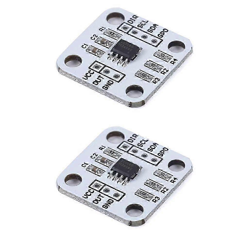 2Pcs AS5600 Magnetic Encoder Induction Angle Measurement Sensor Module 12bit High Precision
