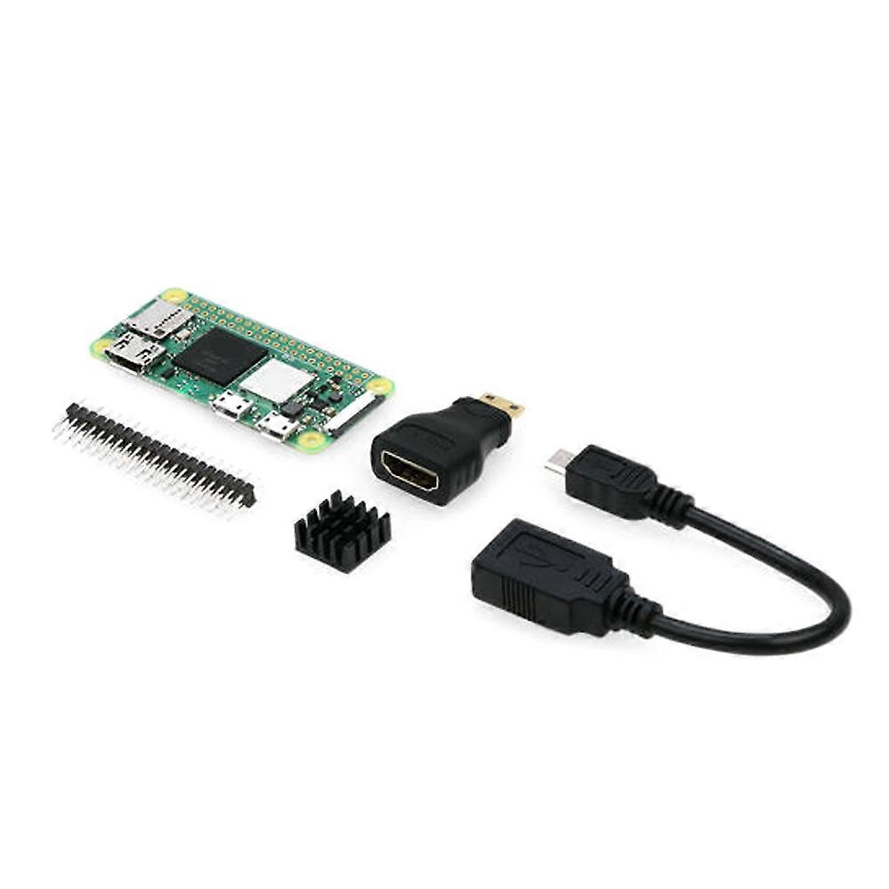 For Raspberry Pi Zero 2 W Basic Kit with USB Adapter HDMI-Compatible Adapter Heatsink Header Essential Accessories Set