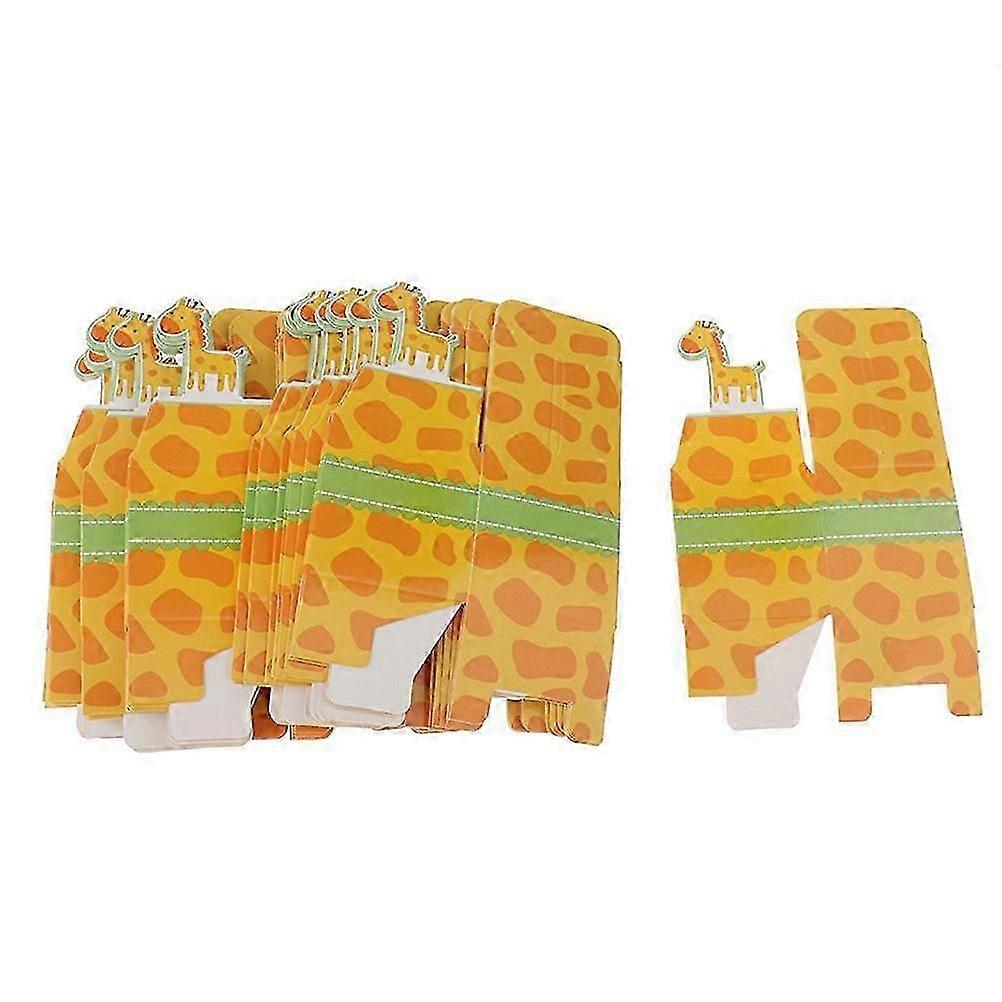 Paper Candy Box Giraffe Design for Party Use 10Pcs Set