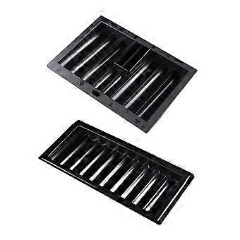 2pcs Poker Chip Tray Table Chips Tray Poker Chip Holder Plastic Table Chip Tray