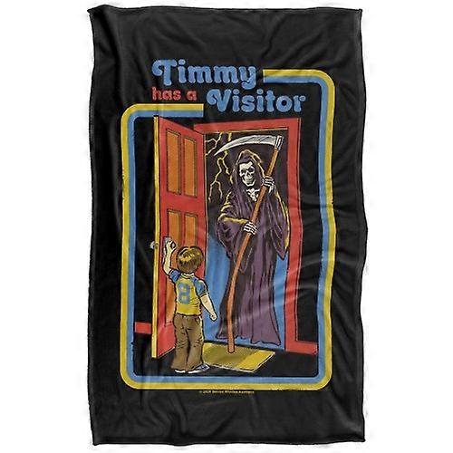 Steven Rhodes Timmy Has A Visitor Soft Touch Blanket