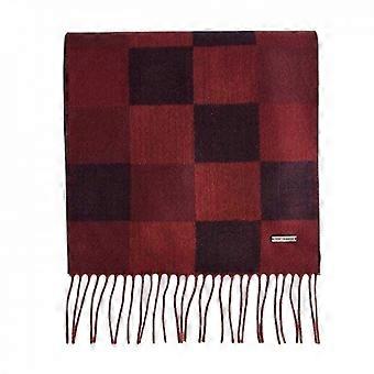 Ted Baker Plaid Acrylic Fringe Scarf