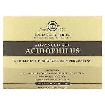 Solgar, Advanced 40+ Acidophilus, 120 kasviskapselia