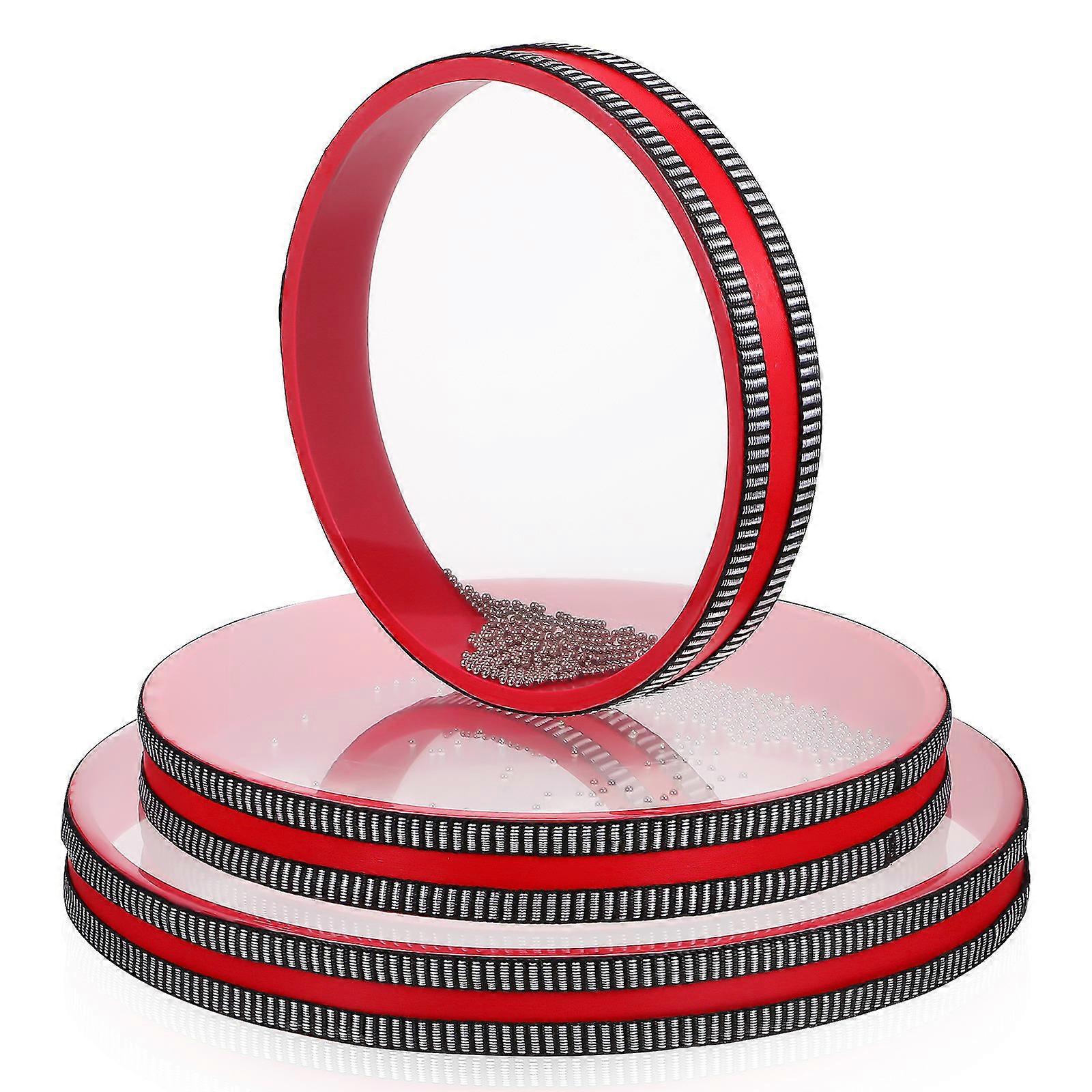 3Pcs Ocean Drums Wave Sounds Percussion Drum for Performance Red
