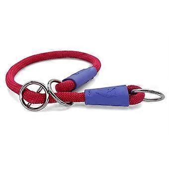 Morso Halve sliphalsband, gewone uitvoering, rode touw, 50 x 1 cm - Gemaakt van gerecycled touw.