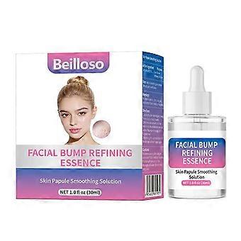Facial Bump Refining Serum, Milia Oil Granule Remover Pore Clog Smoothing Rough Skin Papule Repair Essence 30ml