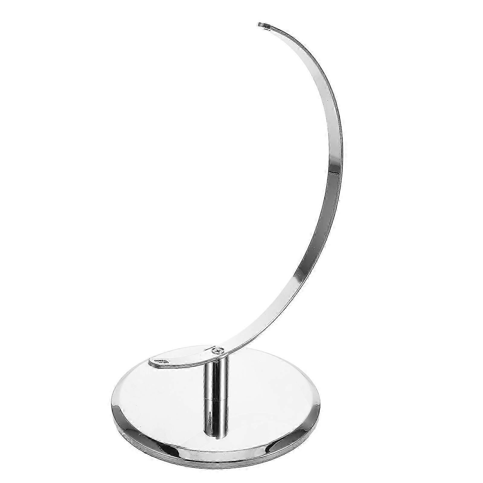 Earth Globe Base Replacement for Rotating Globe with Silver Finish