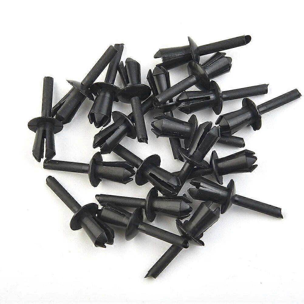 20x 20pcs Black For Bmw E12 E28 E30 E34 E36 E39 E46 E60 Left Rivets Replaces Model Expanding Plastic Trim Clips