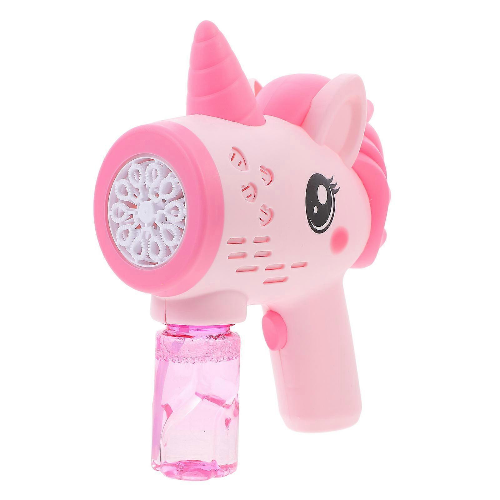 Automatic Bubble Blower Unicorn Bubble Blower Handheld Bubble Maker No Battery