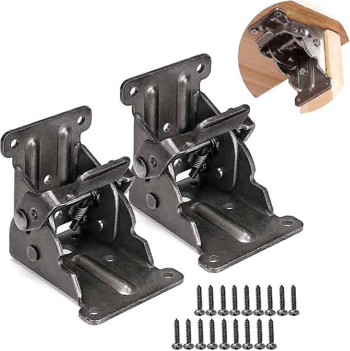 Folding bracket self-locking hinge wall bracket folding folding locking extension hinge invisible hinge [MI]