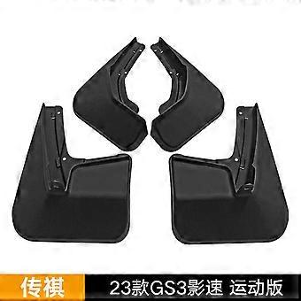 Suitable for 2023 Trumpchi GS3 Shadow Speed Sports Edition soft rubber fenders car front and rear tire fenders 23 Trumpchi GS3 Shadow Speed (Sports Ed