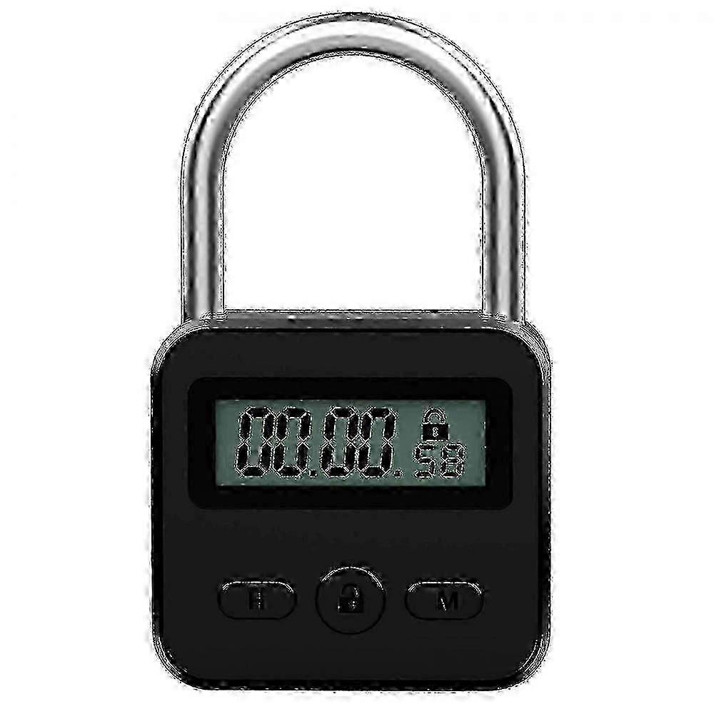 2026 Suitable Metal Timer Lock LCD Time 99 Hours Max Timing USB Timer Padlock-Good 26-27