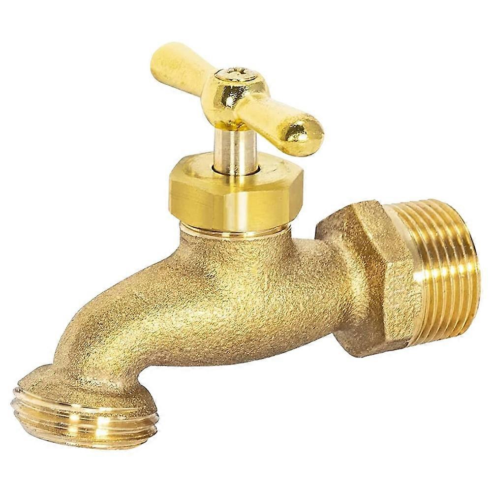 Brass Irrigation Hose Bibb with 3/4in Connection for Efficient Watering