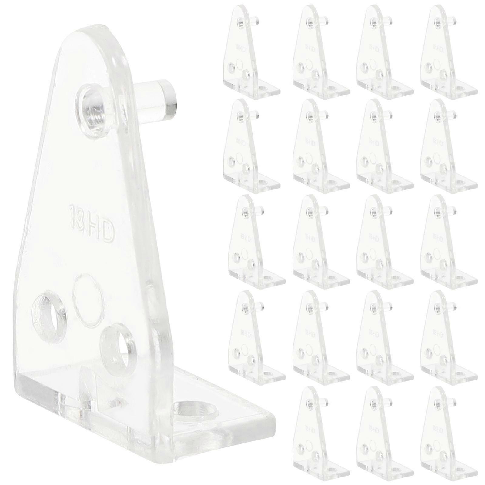Blinds Fixing Hooks Plastic Roller Curtain Clips 20Pcs Practical Use