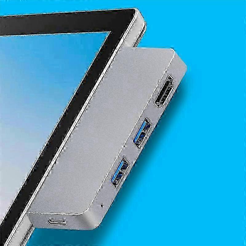 For Surface Pro 8 Usb C Hub, 4k -compatible Adapter+2 Usb 3.0 Reader Sd/tf Card Reader Adapter For
